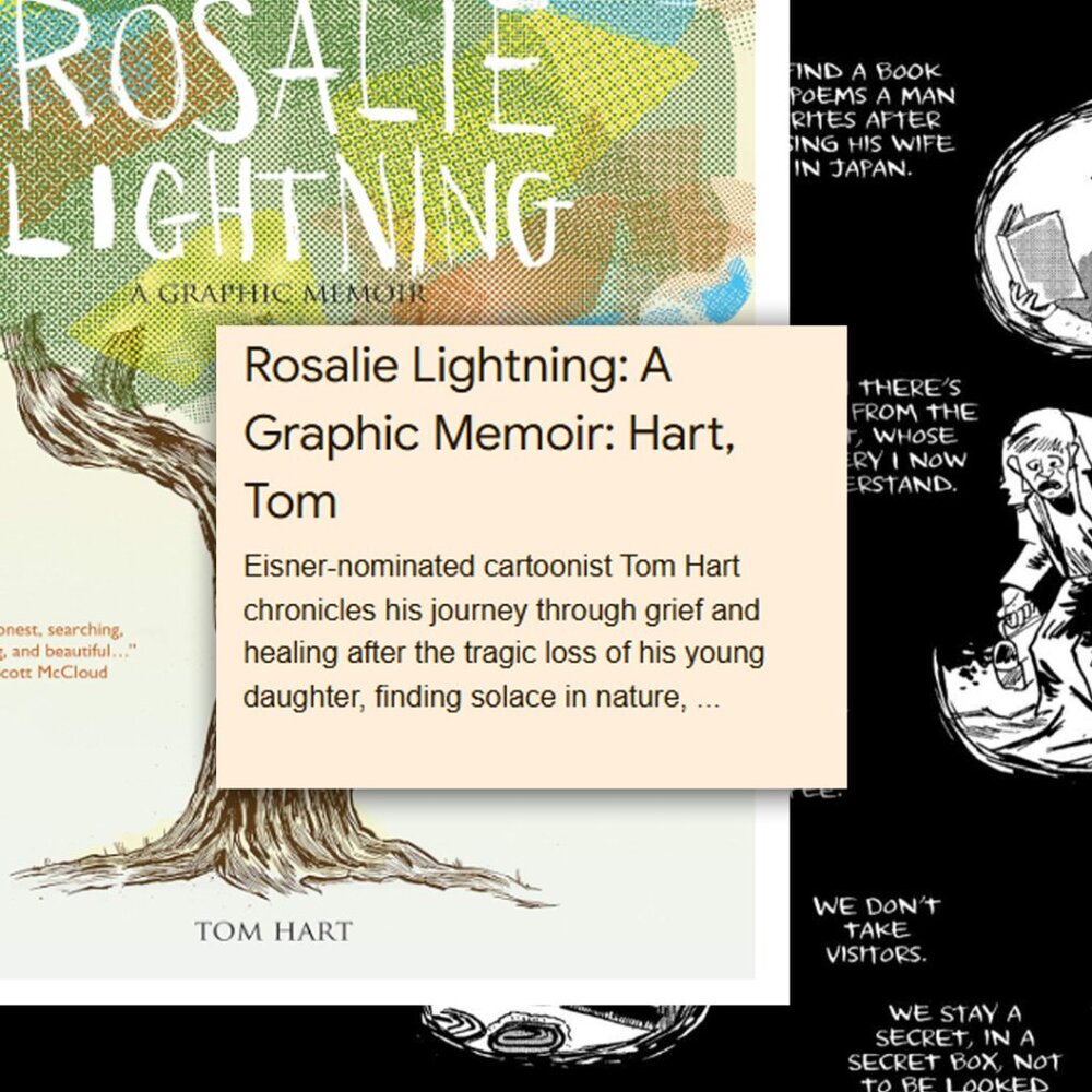 Rosalie Lightning: A Graphic Memoir by Tom Hart COMICS & GRAPHIC NOVELS